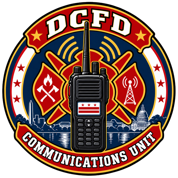 DCFD Communications Unit logo